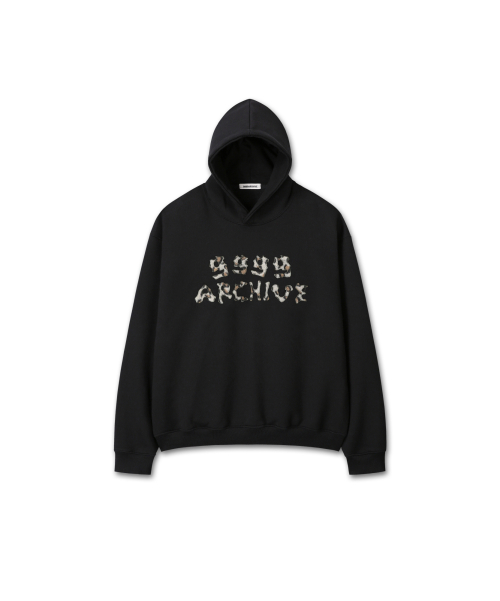 Grunge Bone Logo Hoodie