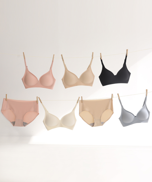 [2PACK] 3cm Jelly volume bra panty set