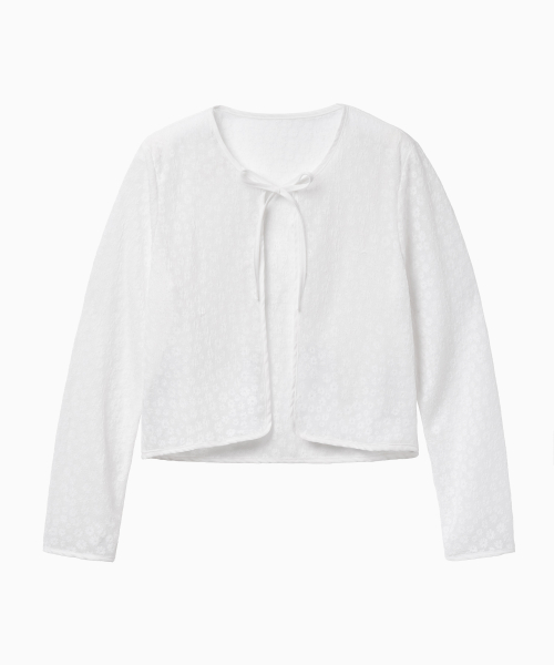 Кардиган с цветочным кружевом Buttercup (White)