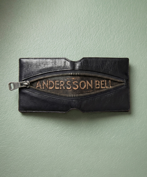 ZIP WALLET aaa503u(BLACK/BROWN)