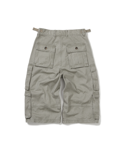 Wanderer cargo bermuda pants / Cement gray