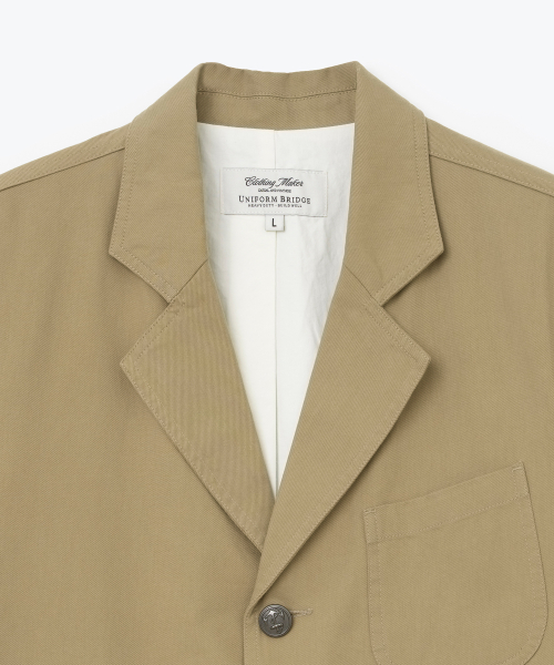 anchor button sports jacket beige