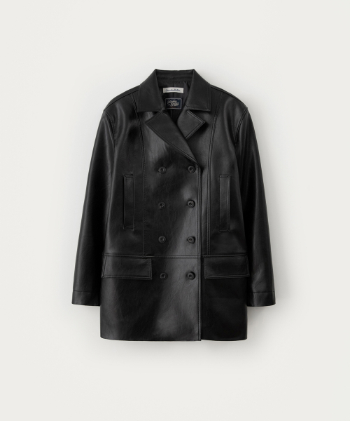 Folt Leather Jacket - Black