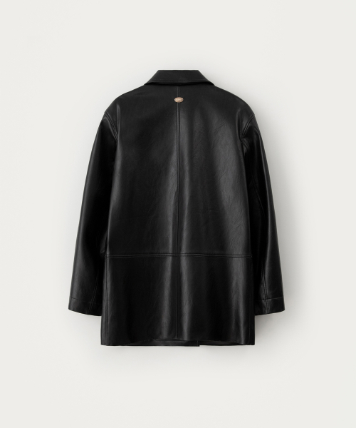 Folt Leather Jacket - Black