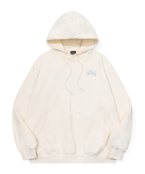 Худи с вышивкой Breezecat, Cream