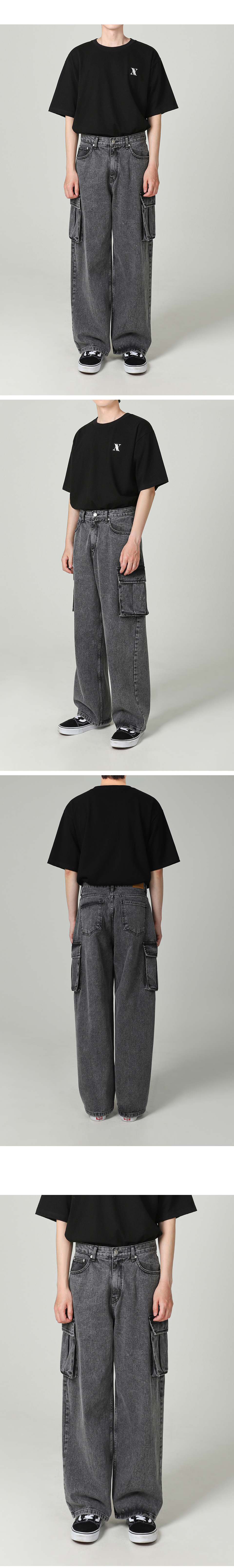 MUSINSA | AVANDRESS Snow cargo Denim BLACK MUSINSA | AVANDRESS Snow cargo Denim BLACK