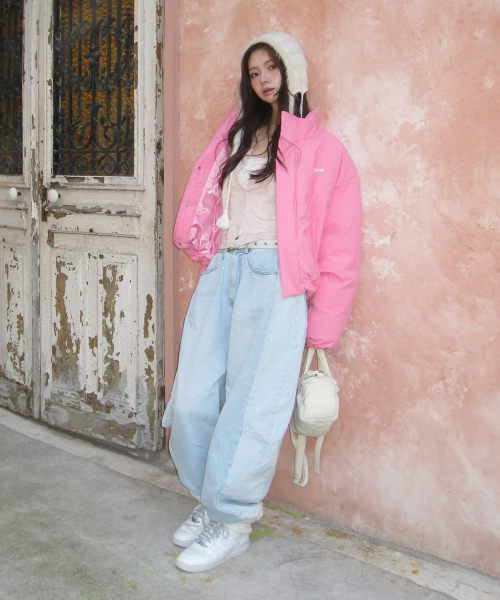 Sorbet puffer розовый