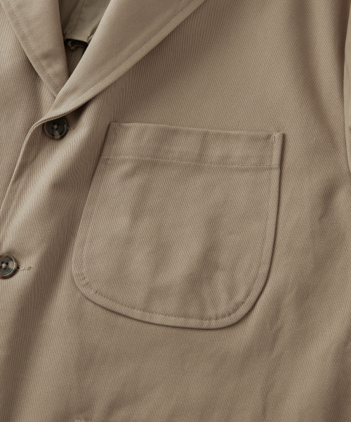High density хлопок classic 3button jacket_beige