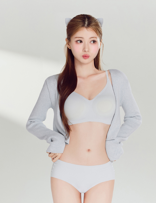 3cm real comfort volume bra+panty set (strap version)