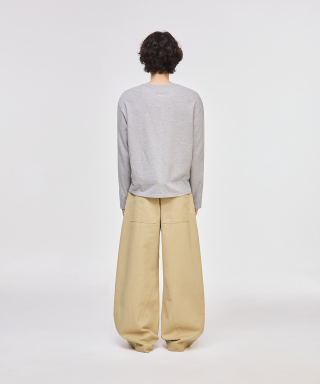 SIGNATURE シグニチャー クラップ長袖Tシャツ[グレー] 画像 9