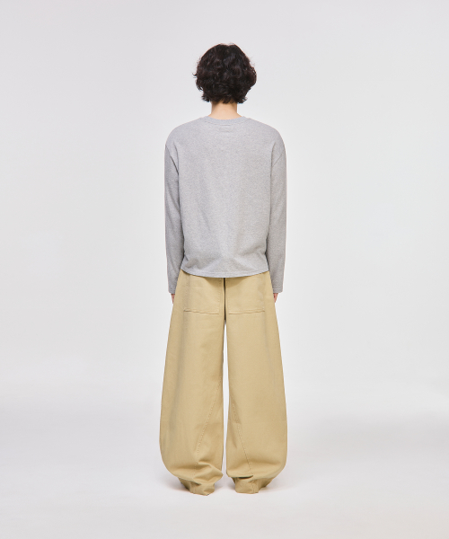 SIGNATURE シグニチャー クラップ長袖Tシャツ[グレー] 画像 9
