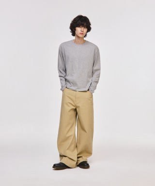 SIGNATURE シグニチャー クラップ長袖Tシャツ[グレー] 画像 6