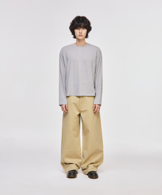 SIGNATURE シグニチャー クラップ長袖Tシャツ[グレー] 画像 7