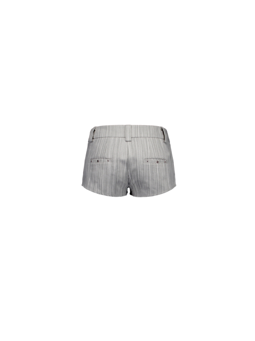 В полоску studded short брюки / серый
