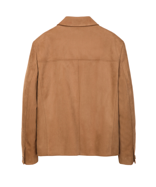 Коричневая куртка из экокожи French IEJA5F001W2