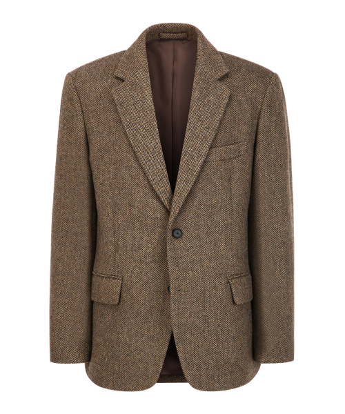 Свободный блейзер Brown IEJA5F003W2