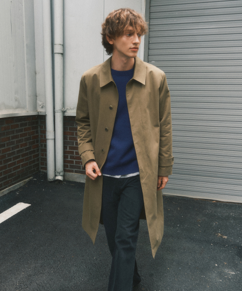 Тренч макинтош KHAKI(W25-OT03)