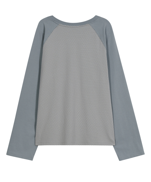 Dotted raglan топ [синий]