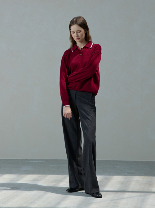 Leco wide span slacks_charcoal