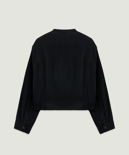 Куртка-бомбер Groove из купры (Black)
