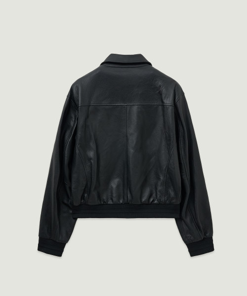 Блузон Serenity из козьей кожи, Black