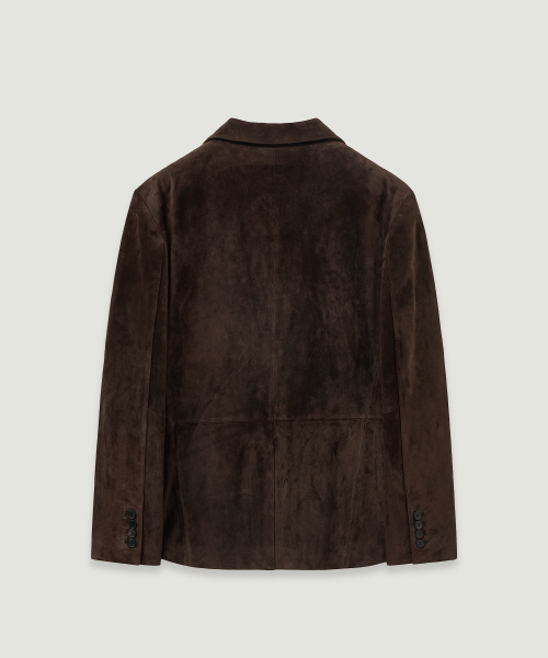 Замшевый блейзер Ander Cow Single Blazer Brown