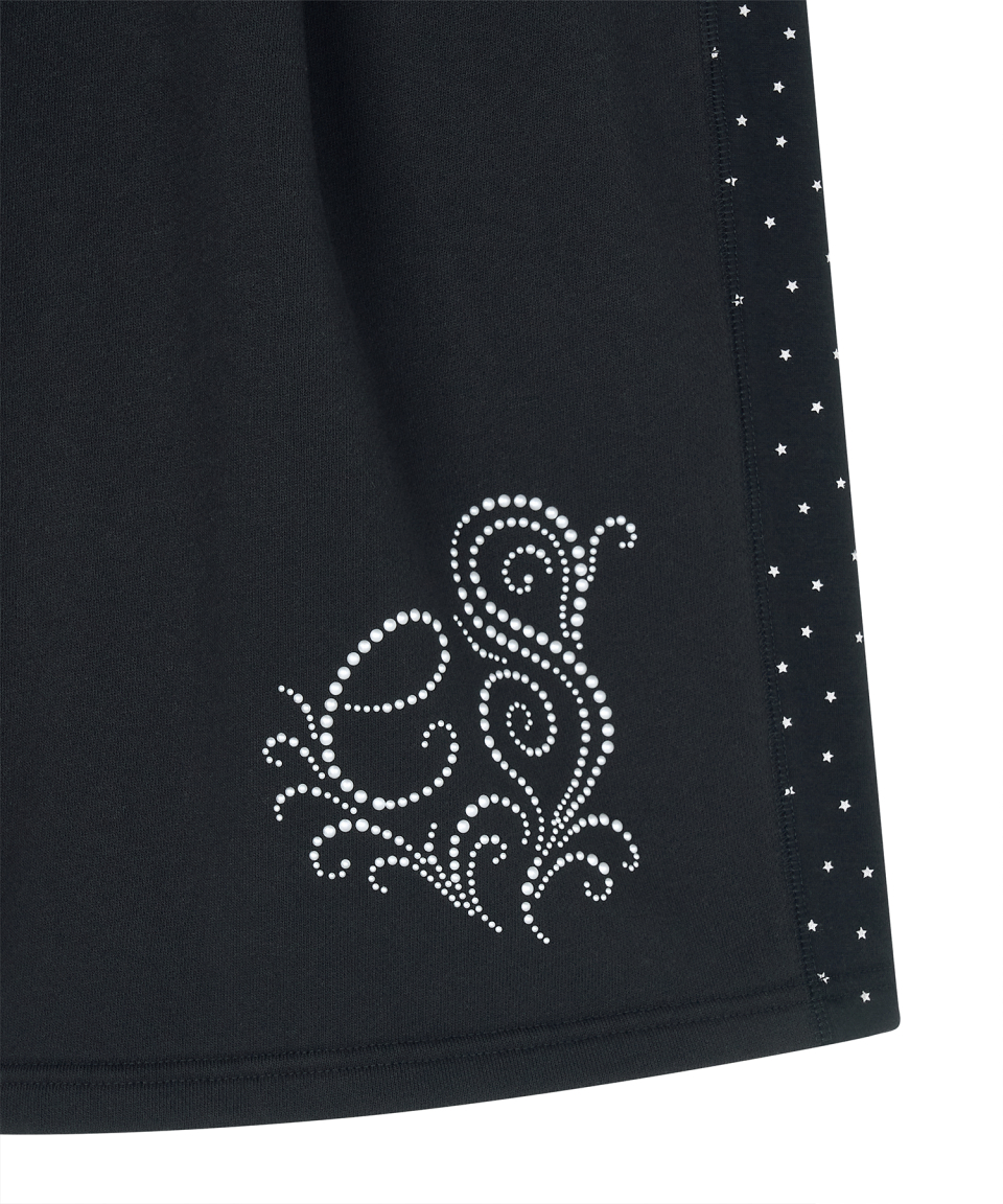 MUSINSA公式 | EESSAY Mini Dot Sweatpants - Black