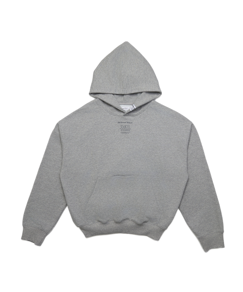 Оверсайз худи Additional Basic Label_Gray