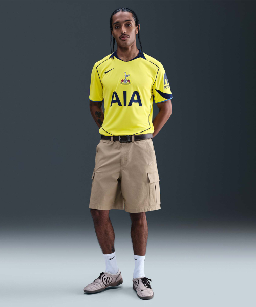 THFC M NK DF JSY SS STAD 3R - DYNAMIC YELLOW/BLUE VOID/PACIFIC BLUE/(BLUE VOID) (FULL SPONSOR)