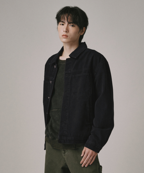 Куртка Garment Dyeing Twill Work Jacket [Black]