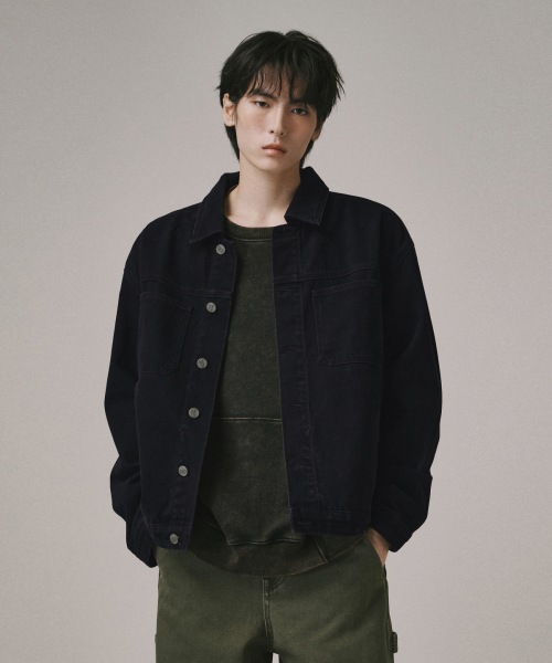 Куртка Garment Dyeing Twill Work Jacket [Black]