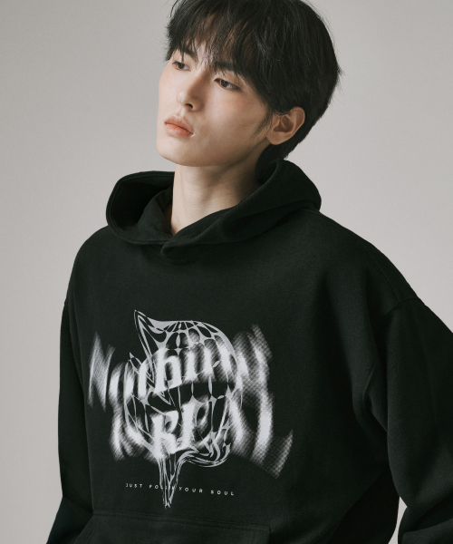 Худи Nothing Peach Black