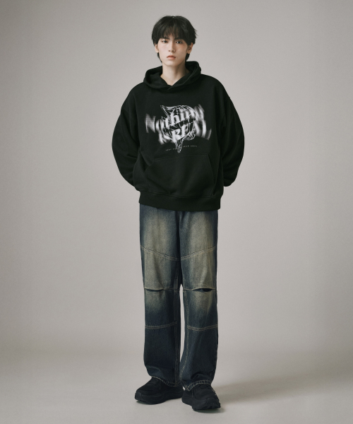 Худи Nothing Peach Black