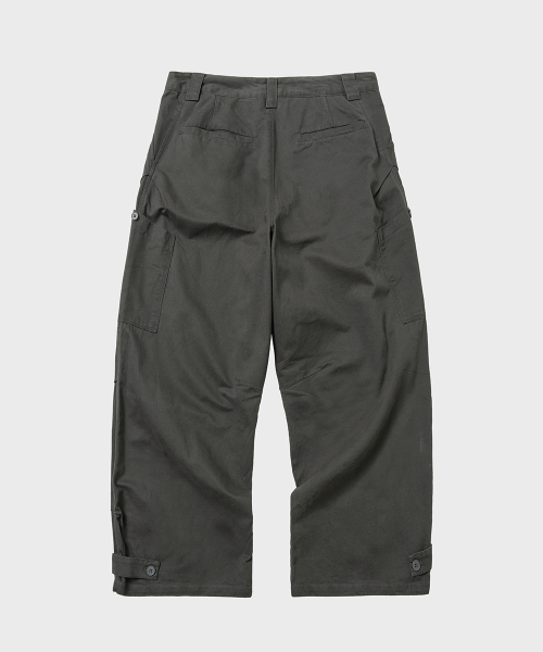 Curved Field Poket Pants [Charcoal]