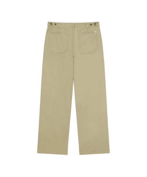 Брюки-карго из сатина Beige