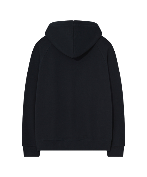 Женское оверсайз худи с клевером Dark Navy