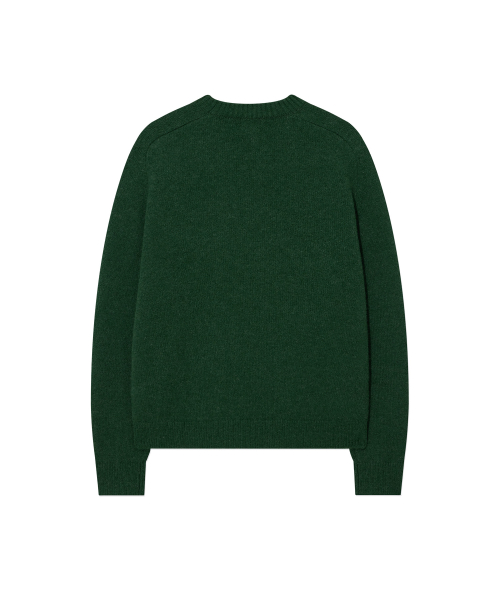 Пушистый джемпер реглан Green