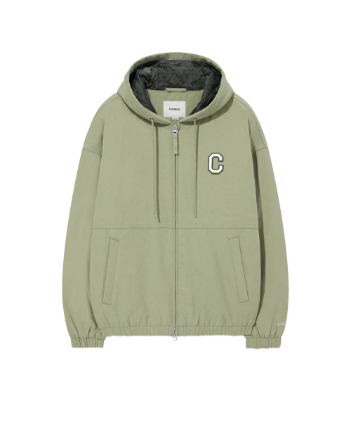 Плотная оксфордская куртка с логотипом C (Khaki)