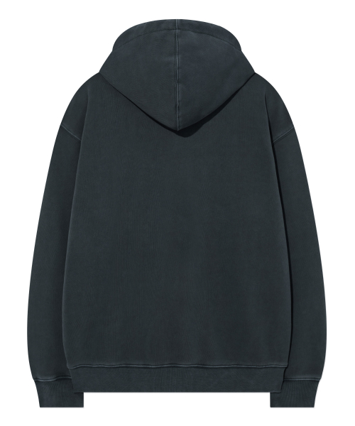 Худи на молнии с логотипом Pigment Arch - Navy