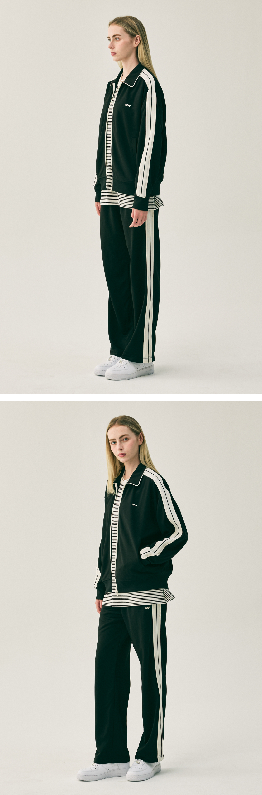 MUSINSA | NDY (nerdy) Minimal Jacquard Tape Track Set Black MUSINSA | NDY (nerdy) Minimal Jacquard Tape Track Set Black