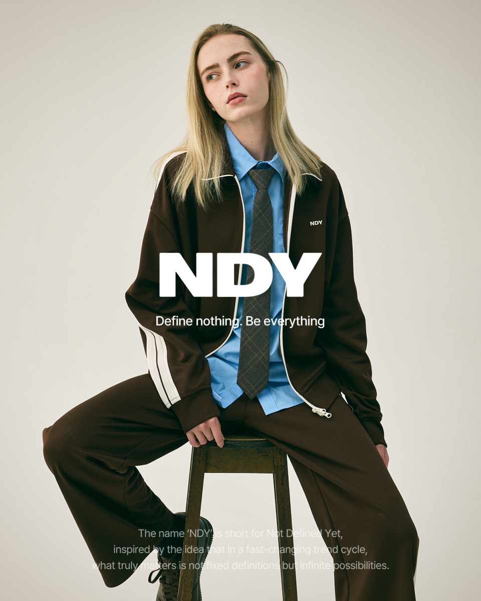 MUSINSA | NDY (nerdy) Minimal Jacquard Tape Track Set Brown