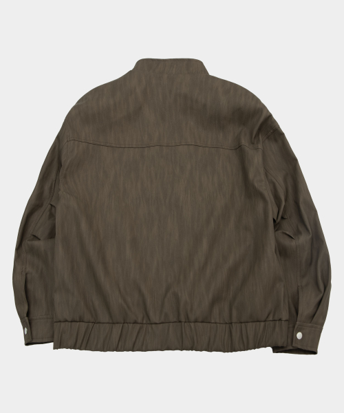 Куртка из веган-кожи Vintage Authentic Logo Crack Highneck Brown