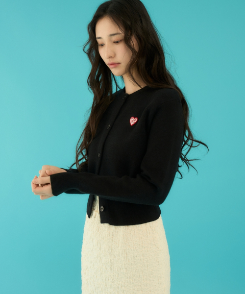 Matty Soft Breeze кроп-кардиган (WF) — Black