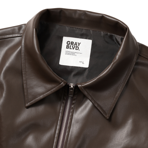 Кожаная куртка Alex GKCJK64 (BROWN)
