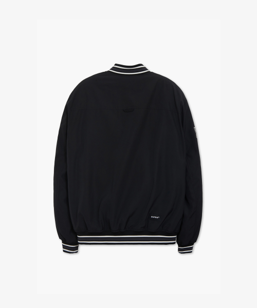 Куртка-варсити Crown с вышивкой букле (BLACK)