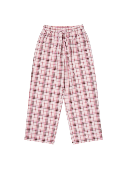пижамные брюки Kirsh Mellow Cheek Check (PINK)