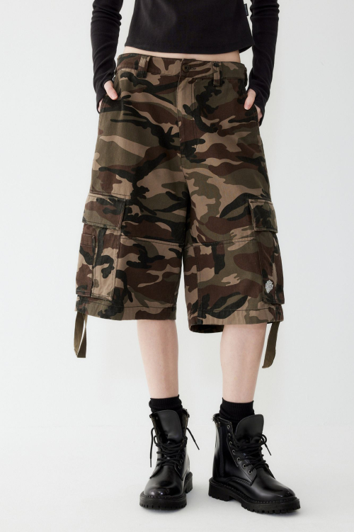 [Women] Военные бермуды Khaki_HH25320003