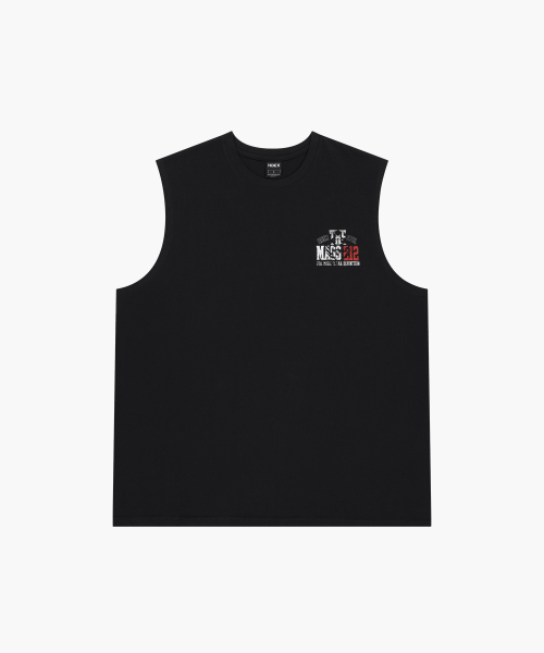 The Mass 212 Giant Fit принт безрукавка (Black)