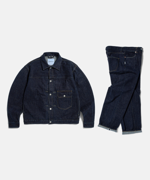 Selvedge Center Press джинс брюки Dark индиго