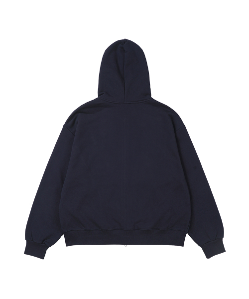 Худи на молнии в полоску Four Star_Dark Navy